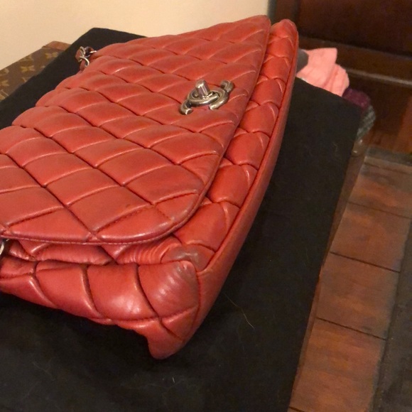 Chanel red leather handbag—- sold - Picture 7 of 8
